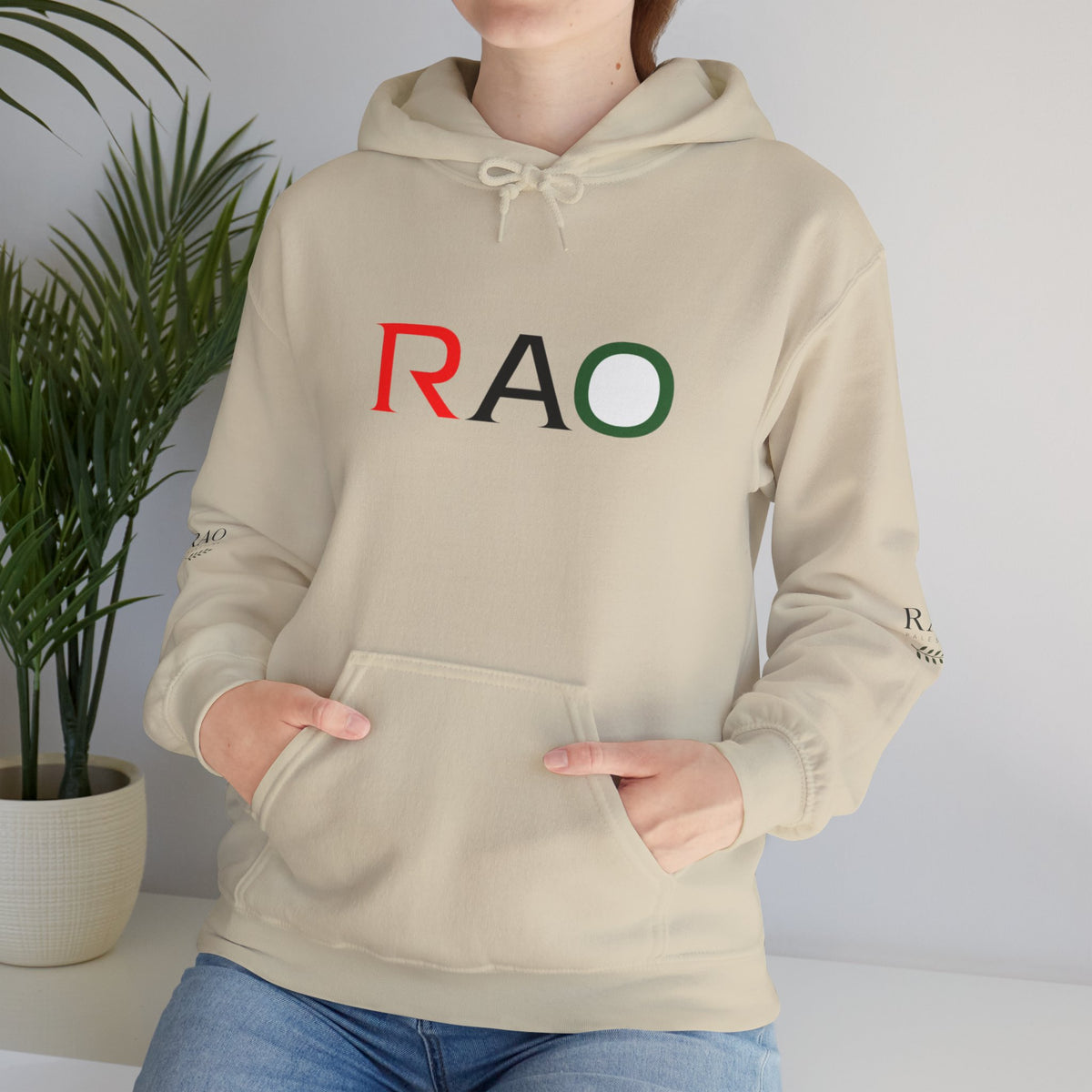 RAO Unisex Hoodie – Minimalist Logo Sweatshirt | Premium Streetwear Pullover