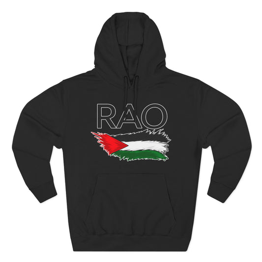 Palestine Flag Hoodie – Brushstroke Palestinian Streetwear | RAO