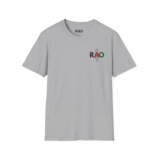 Palestine Map T-Shirt | Palestine Flag RAO Logo Tee