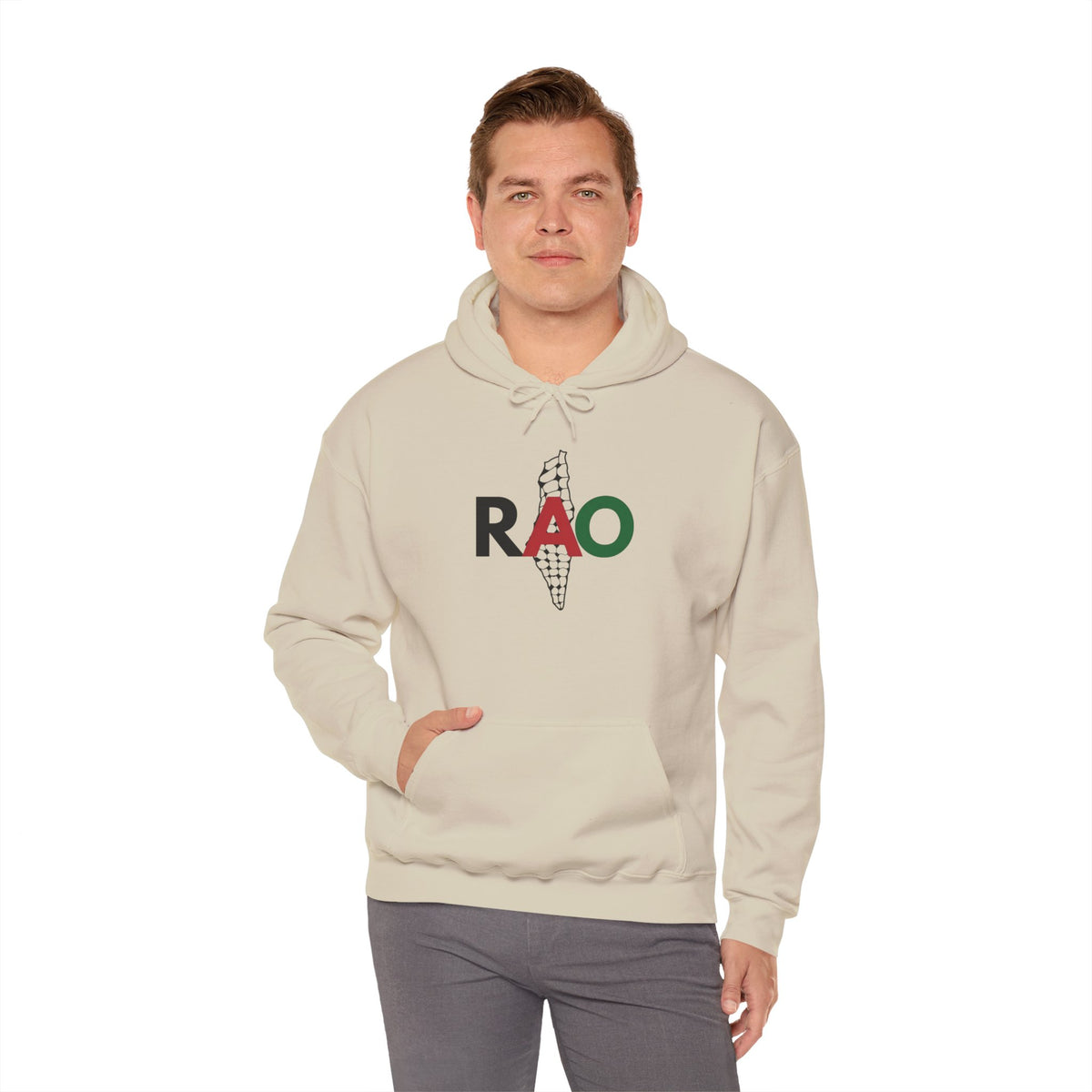 Palestinian Keffiyeh Hoodie – RAO Palestine Map Graphic Unisex Heritage Streetwear