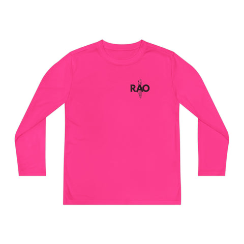 Youth Long Sleeve Athletic Tee | Cool Casual Wear, Sports Outfits, Activewear, Gift for Young Athletes, Everyday Style, Fitness Apparel