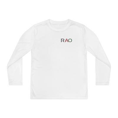 Youth Athletic Long Sleeve Tee, Sports Shirt, Activewear, Outdoor Activities, Birthday Gift, Team Spirit, Casual Wear