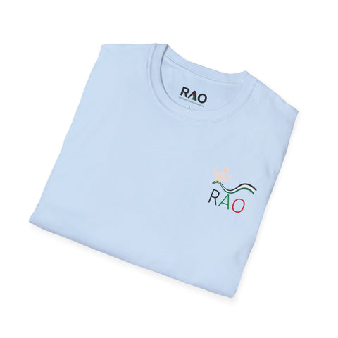 RAO Minimalist Unisex Softstyle T-Shirt | Perfect Everyday Wear, Casual Outing, Gift for Friends, Summer Essential, Eco-Friendly Fashion