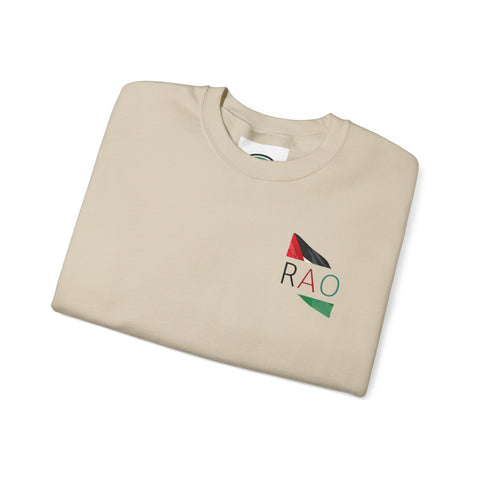 Stylish Unisex Heavy Blend™ Crewneck Sweatshirt with RAO Design