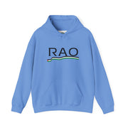 RAO Resistance Against Oppression Unisex Hoodie | Black RAO Letters with Palestinian Map & Flag Ribbon | Cultural Streetwear, Eco-Friendly Hoodie
