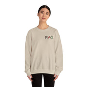 Stylish Unisex Crewneck Sweatshirt with 'RAO' Design, Cozy Casual Wear, Perfect for Everyday, Gifts, Holidays