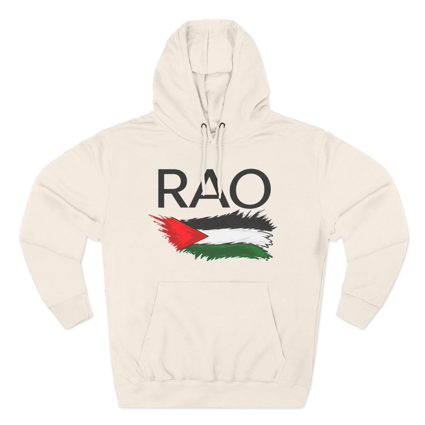 Palestine Flag Hoodie – Brushstroke Palestinian Streetwear | RAO