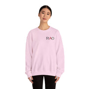 Stylish Unisex Crewneck Sweatshirt with 'RAO' Design, Cozy Casual Wear, Perfect for Everyday, Gifts, Holidays