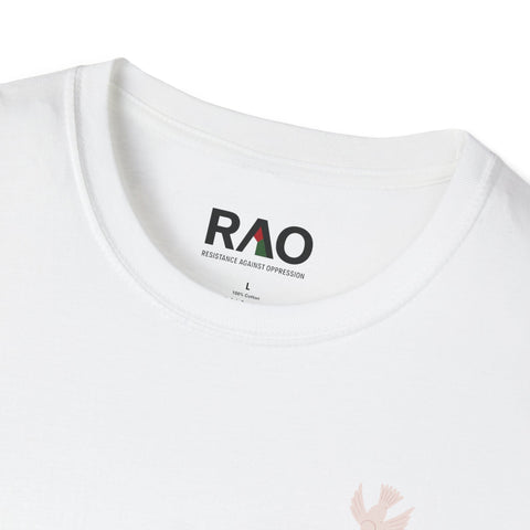 RAO Minimalist Unisex Softstyle T-Shirt | Perfect Everyday Wear, Casual Outing, Gift for Friends, Summer Essential, Eco-Friendly Fashion
