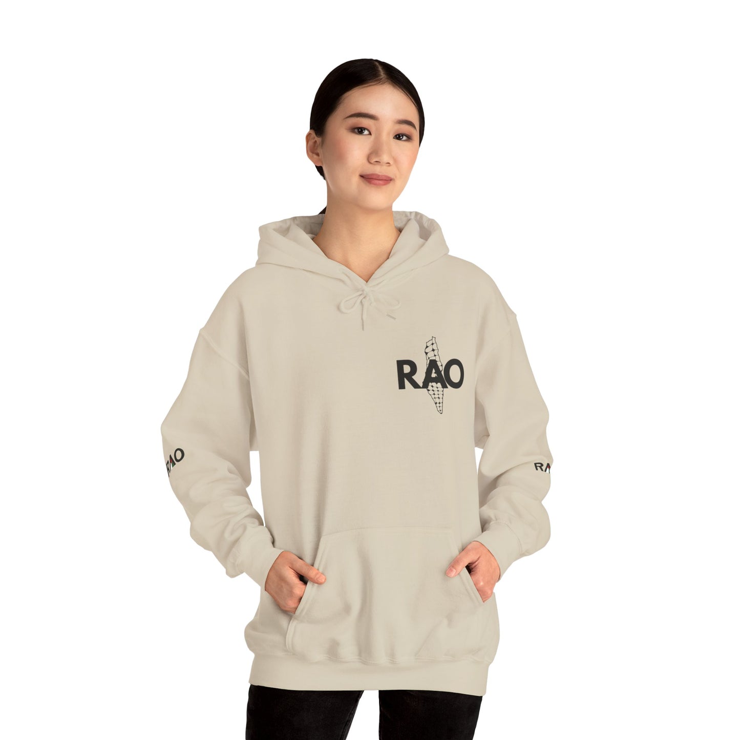 RAO Signature Palestine Hoodie | Premium Olive Branch Pullover | Minimalist Unisex Streetwear