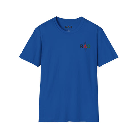 Unisex Softstyle T-Shirt with RAO Design, Casual Tee, Gift for Him/Her, Summer Wear, Everyday Essentials, Comfortable Fashion