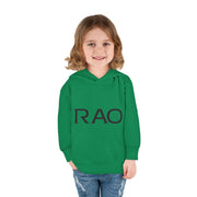 Stylish Toddler Pullover Fleece Hoodie with RAO Design, Cozy Kids Hoodie, Unique Gift for Toddlers, Baby Shower Present, Everyday Wear