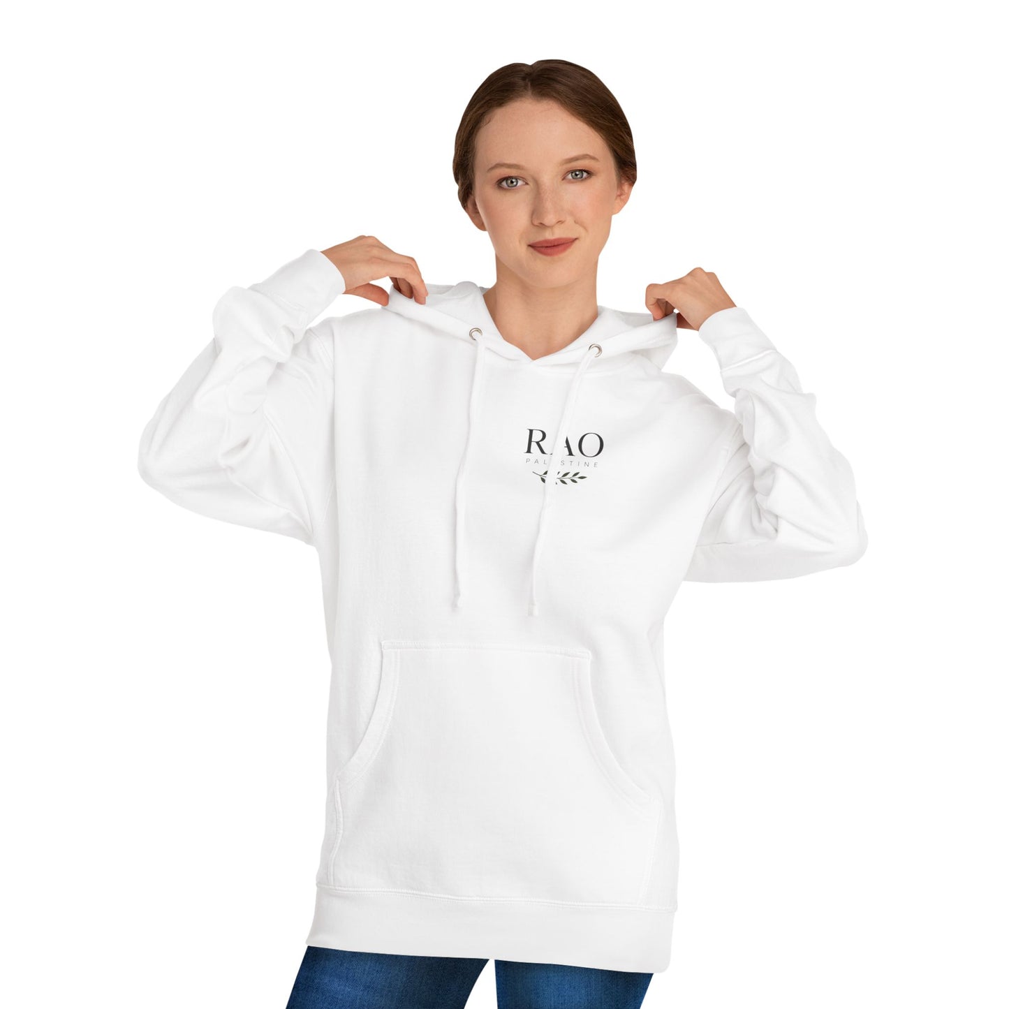 Palestine Olive Branch Hoodie | RAO Premium Peace Dove Pullover | Minimalist Unisex Hoodie