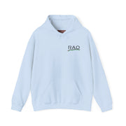 RAO Resistance Against Oppression Unisex Hoodie | Small Left Chest Logo with Palestinian Map & Flag Ribbon | Eco-Friendly Cultural Streetwear