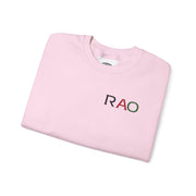 Stylish Unisex Crewneck Sweatshirt with 'RAO' Design, Cozy Casual Wear, Perfect for Everyday, Gifts, Holidays
