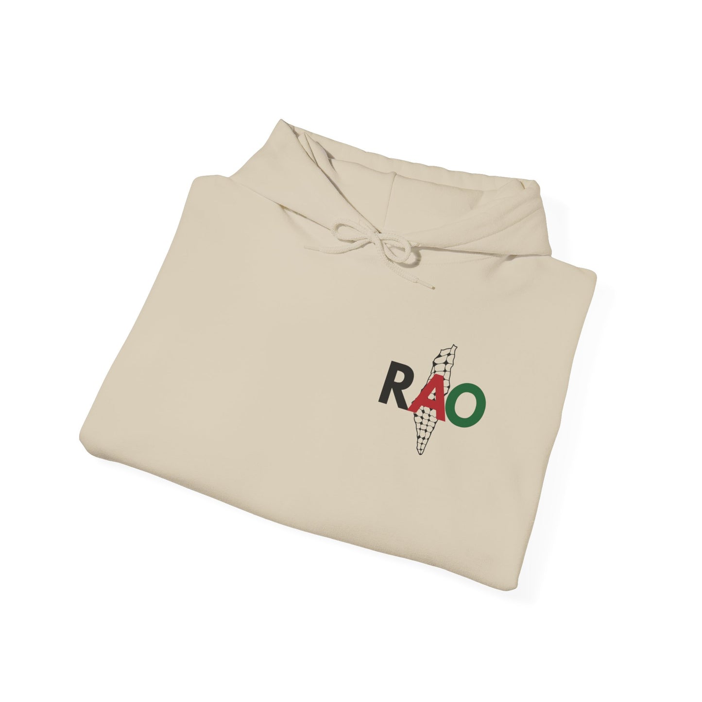 Palestine Hoodie – RAO Palestinian Map Unisex Sweatshirt | Minimalist Palestinian Heritage Streetwear