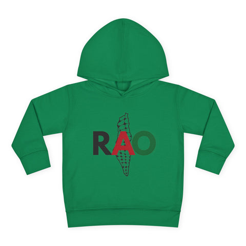 Toddler Fleece Hoodie with RAO Design, Cozy Pullover for Kids, Perfect for Playtime, Gifts, Celebrations, Everyday Wear