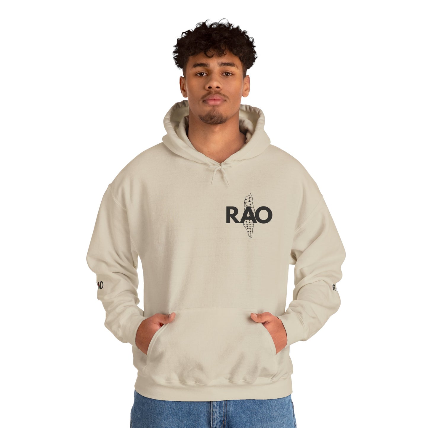RAO Signature Palestine Hoodie | Premium Olive Branch Pullover | Minimalist Unisex Streetwear