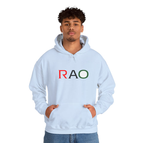 Minimalist RAO Unisex Hooded Sweatshirt - Casual Comfort for Every Occasion