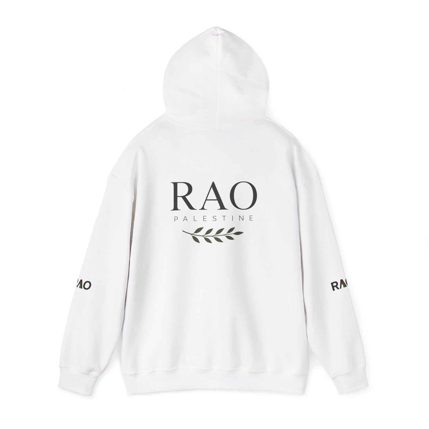 RAO Signature Palestine Hoodie | Premium Olive Branch Pullover | Minimalist Unisex Streetwear