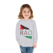 Toddler Fleece Hoodie with RAO Design, Cozy Kids Hoodie, Cute Pullover Sweatshirt, Birthday Gift for Toddlers, Fun Wear for Playtime