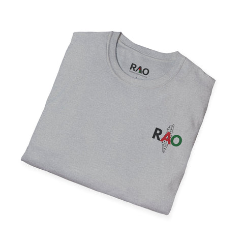 Unisex Softstyle T-Shirt with RAO Design, Casual Tee, Gift for Him/Her, Summer Wear, Everyday Essentials, Comfortable Fashion