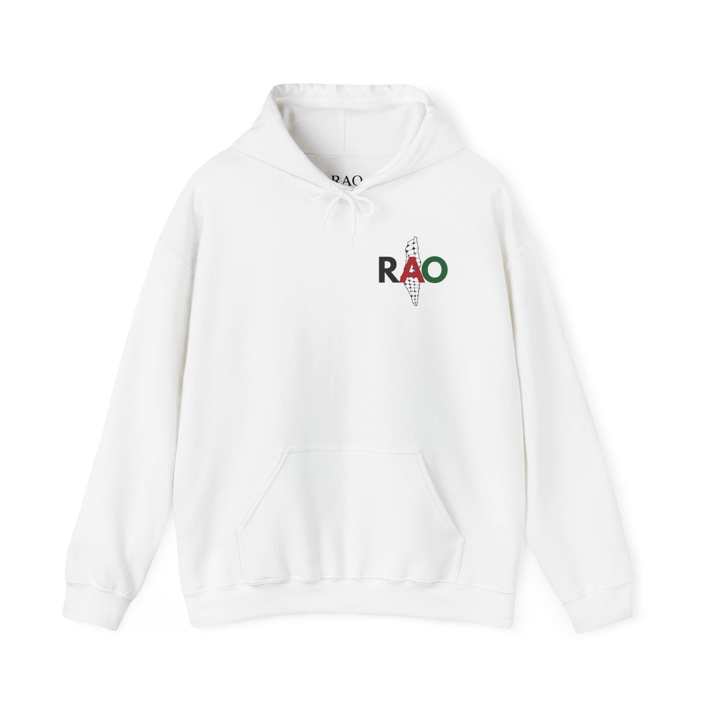 Palestine Hoodie – RAO Palestinian Map Unisex Sweatshirt | Minimalist Palestinian Heritage Streetwear