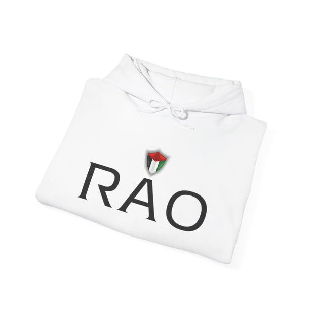 Stylish Unisex Hoodie with RAO Logo, Cozy Casual Wear, Gift for Him/Her, Perfect for Every Season, Ideal for Lounging or Outings