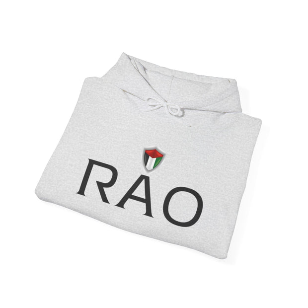 Stylish Unisex Hoodie with RAO Logo, Cozy Casual Wear, Gift for Him/Her, Perfect for Every Season, Ideal for Lounging or Outings