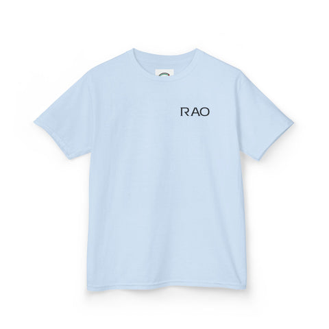 Kids Casual Cotton Tee - RAO Design, Boys & Girls T-Shirt, Everyday Wear, Gift for Birthdays, Back to School Essentials