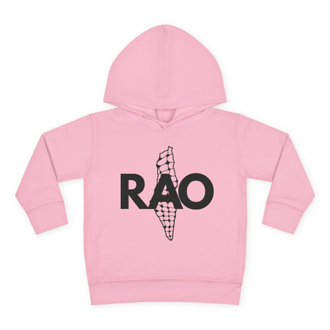 Cute Toddler Pullover Hoodie with RAO Design, Kids Fleece Hoodie, Toddler Clothing, Cozy Playwear, Gift for Children, Fun Casual Outfit