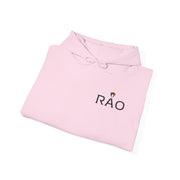 RAO Resistance Against Oppression Unisex Hoodie | Small Left Chest Logo with Palestinian Shield Flag & Map Design | Eco-Friendly Cultural Streetwear