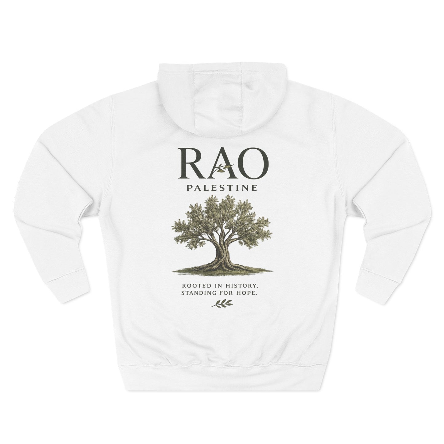 Palestine Olive Tree Hoodie – Unisex Palestinian Streetwear | RAO