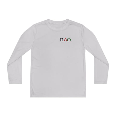 Youth Athletic Long Sleeve Tee, Sports Shirt, Activewear, Outdoor Activities, Birthday Gift, Team Spirit, Casual Wear
