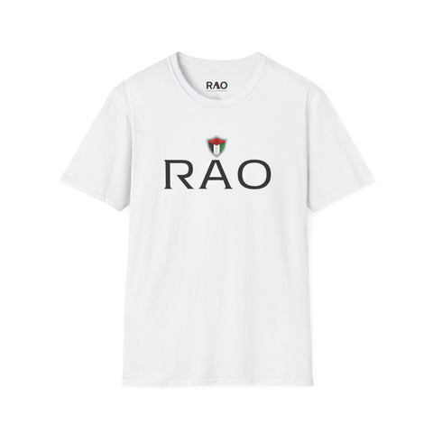 Copy of Unisex Softstyle T-Shirt with RAO Logo, Stylish Casual Tee for Everyday Wear, Gift for Fashion Lovers, Comfortable Summer Apparel