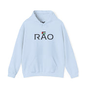 RAO Resistance Against Oppression Unisex Hoodie | Center Chest Design with Horizontal Palestinian Flag & RAO Letters | Bold Streetwear Statement