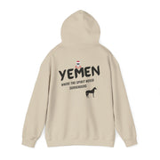 RAO YEMEN Unique Unisex Hooded Sweatshirt | YEMEN Spirit Never Surrenders | Cozy Gift for Animal Lovers, Travel Enthusiasts, Everyday Wear, [...]