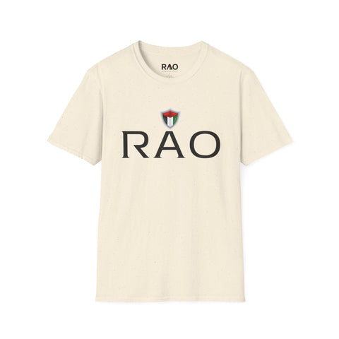 Unisex Softstyle T-Shirt with RAO Logo, Stylish Casual Tee for Everyday Wear, Gift for Fashion Lovers, Comfortable Summer Apparel