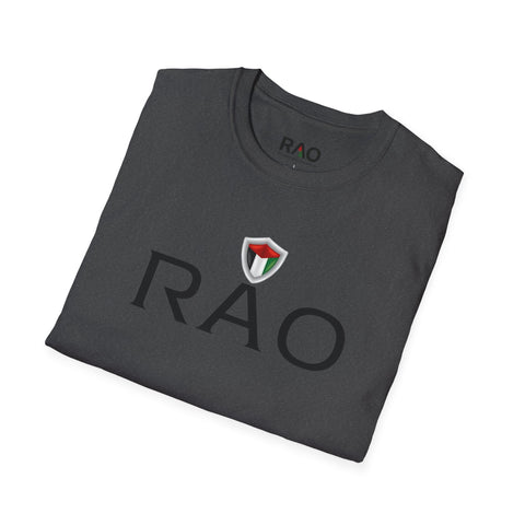 Copy of Unisex Softstyle T-Shirt with RAO Logo, Stylish Casual Tee for Everyday Wear, Gift for Fashion Lovers, Comfortable Summer Apparel
