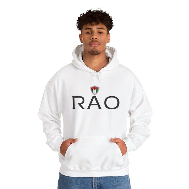 Stylish Unisex Hoodie with RAO Logo, Cozy Casual Wear, Gift for Him/Her, Perfect for Every Season, Ideal for Lounging or Outings