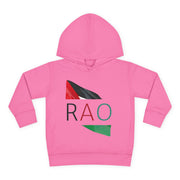 Toddler Fleece Hoodie with RAO Design, Cozy Kids Hoodie, Cute Pullover Sweatshirt, Birthday Gift for Toddlers, Fun Wear for Playtime