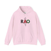 RAO Resistance Against Oppression Unisex Hoodie | Palestinian RAO & Kufya Map Graphic | Cultural Streetwear, Eco-Friendly, Comfortable Hoodie