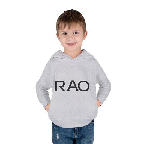Stylish Toddler Pullover Fleece Hoodie with RAO Design, Cozy Kids Hoodie, Unique Gift for Toddlers, Baby Shower Present, Everyday Wear
