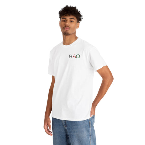 Unisex Cotton Tee - Minimalist RAO Design, Casual Wear, Gift for Him/Her, Birthday, Everyday Fashion, Graphic Tee