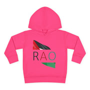 Toddler Fleece Hoodie with RAO Design, Cozy Kids Hoodie, Cute Pullover Sweatshirt, Birthday Gift for Toddlers, Fun Wear for Playtime