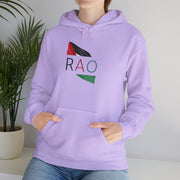 Stylish Unisex Hooded Sweatshirt with RAO Graphic, Cozy Pullover, Casual Gift, Streetwear, Everyday Wear, Unique Design