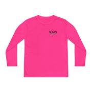 Youth Long Sleeve Performance Tee for Active Kids, Sports Shirt, Outdoor Play, Gym Wear, Comfortable Layering