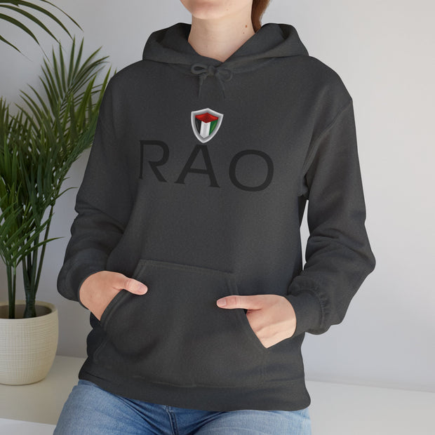 Stylish Unisex Hoodie with RAO Logo, Cozy Casual Wear, Gift for Him/Her, Perfect for Every Season, Ideal for Lounging or Outings