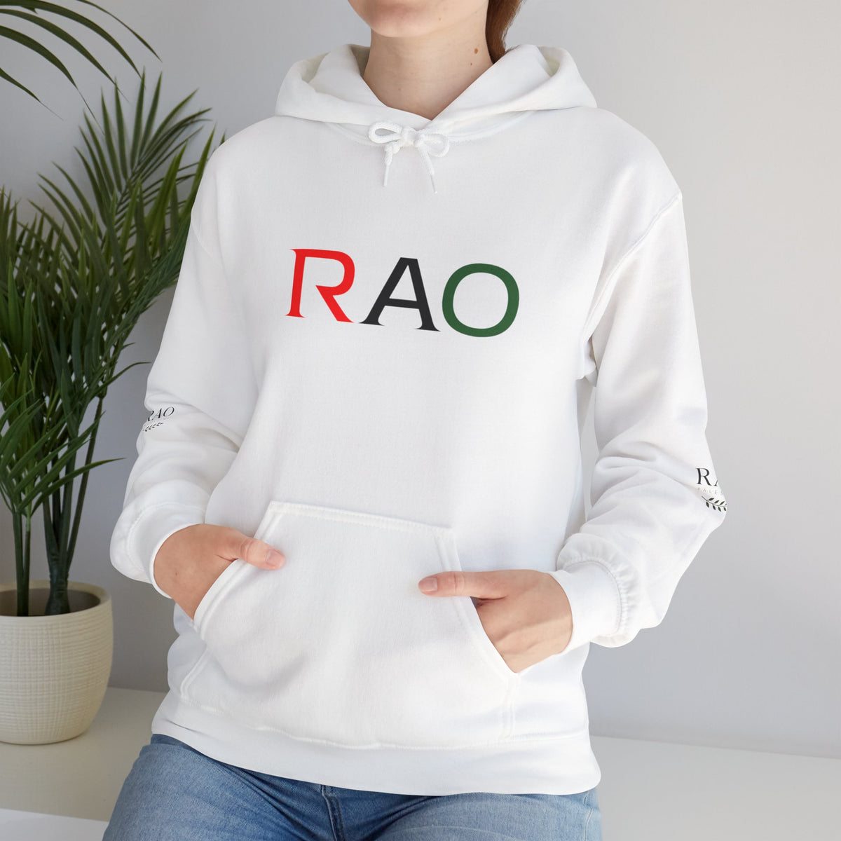 RAO Unisex Hoodie – Minimalist Logo Sweatshirt | Premium Streetwear Pullover