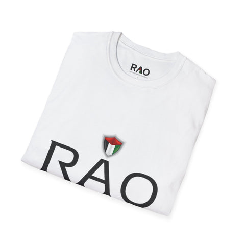 Unisex Softstyle T-Shirt with RAO Logo, Stylish Casual Tee for Everyday Wear, Gift for Fashion Lovers, Comfortable Summer Apparel